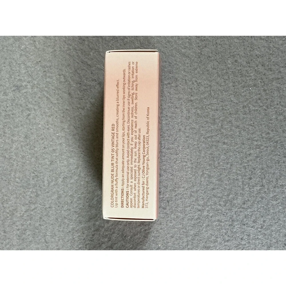 Colorgram Nude Blur Tint 05 Vintage Red Geek Nude K-Beauty Lip Matte 5g New‎